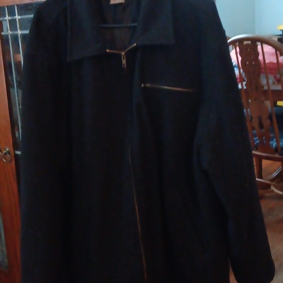 Mens wool blend coat - Picture 4 of 5